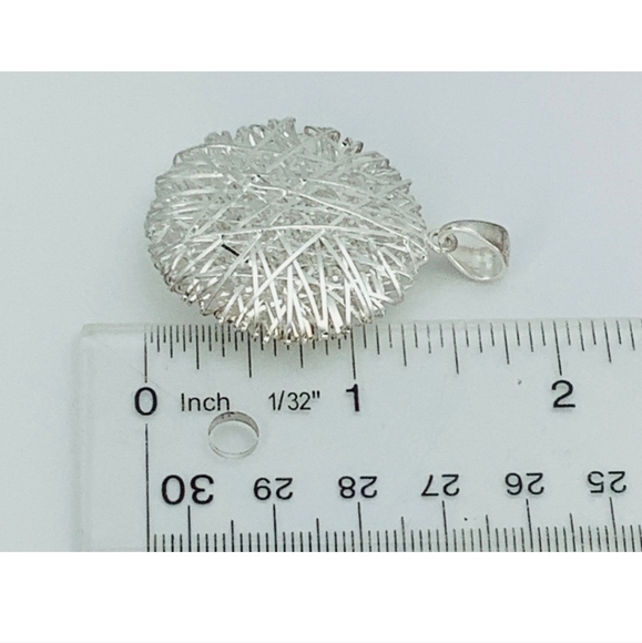 New. Ultrafine 950 silver pendant. High quality silver 959 better than sterling - Picture 5 of 5